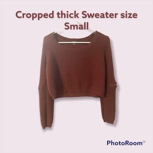 Charlotte Russe Crop Sweater Size small